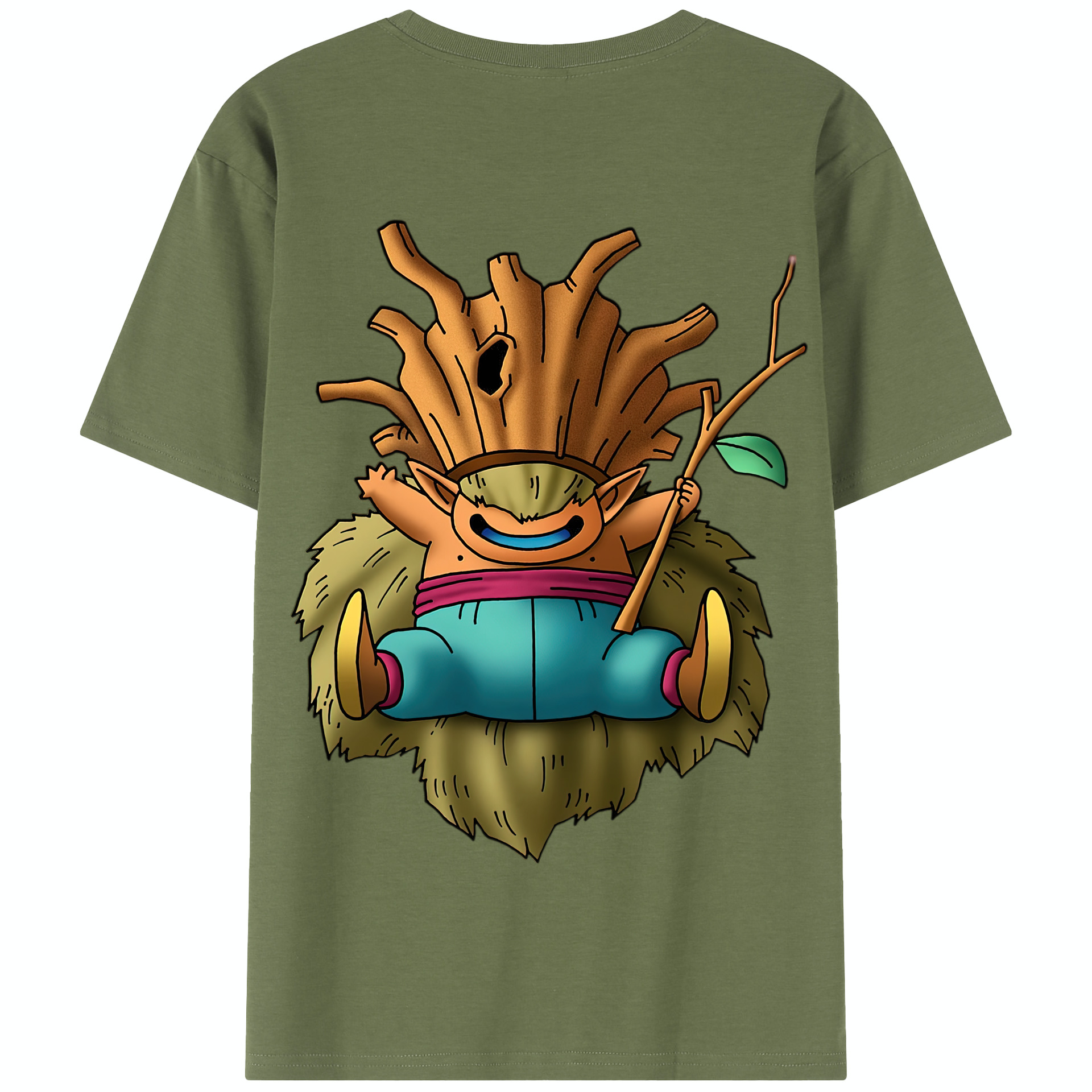 （画像用） ドラゴンクエスト Doragon Kuesuto Dragon Quest 綿100％半袖Tシャツ（背面プリント）